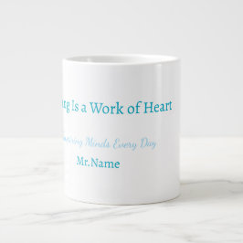 Café Gigante Taza de regalo personalizada para maestros