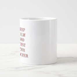 Café Gigante Taza de regalo personalizada para maestros