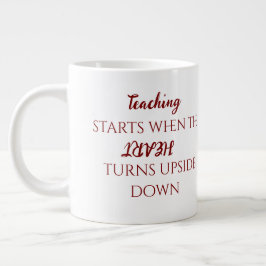 Café Gigante Taza de regalo personalizada para maestros