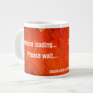 Café Gigante Taza de Terracota Carga de Cafeína