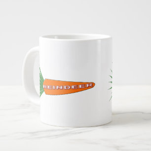 Café Gigante Taza de una Zanahoria para Reno de Navidad