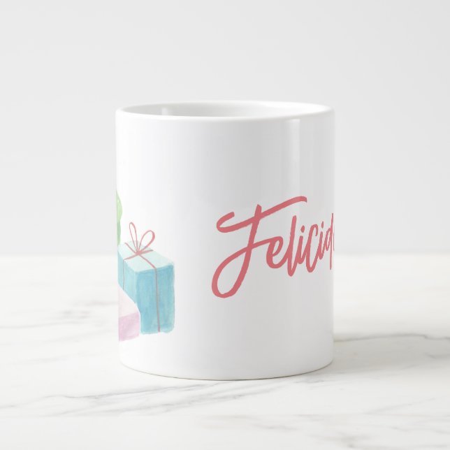 Café Gigante taza de vacaciones  (Frente)