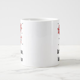 Café Gigante Taza de vacaciones silenciosas – Taza de chocolate