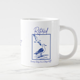 Café Gigante Taza de viaje para regalo de jubilación
