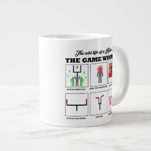Café Gigante Taza del golpeador del tiro de campo