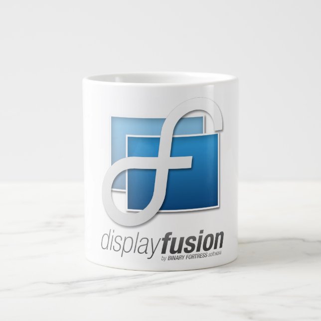 Café Gigante Taza del jumbo de DisplayFusion (Frente)
