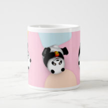 Taza del jumbo de la panda del balanceo