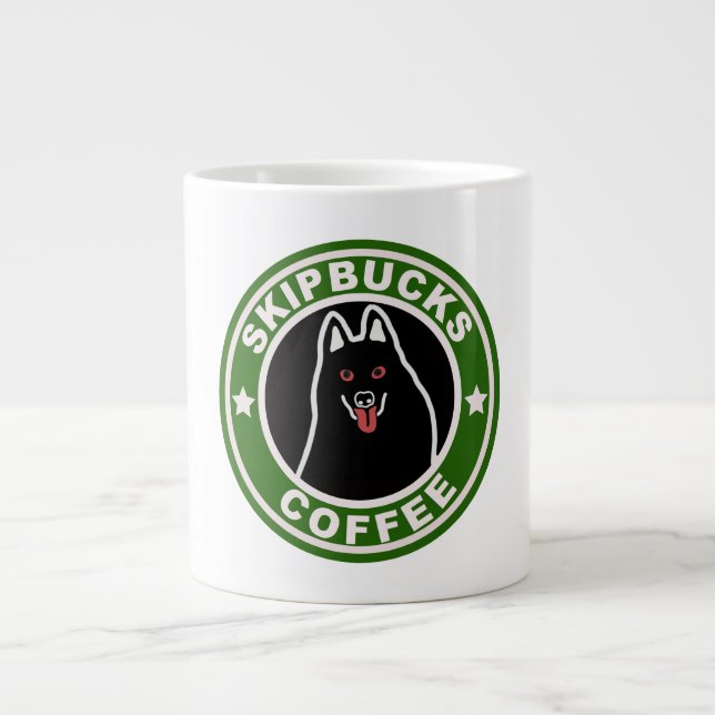 Café Gigante Taza del jumbo de Skipbucks (Frente)
