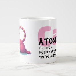 Café Gigante Taza divertida de gato de 20oz – CatAtonic: Yo due