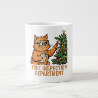 Café Gigante Taza divertida del Departamento de Inspección de Á