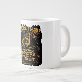 Café Gigante Taza divertida para amantes de Pastor Alemán que T