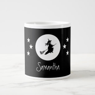 Café Gigante Taza enorme Bewitching de Halloween, negra