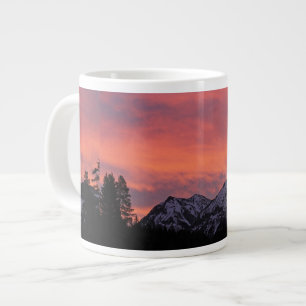 Café Gigante Taza enorme de encargo de la salida del sol
