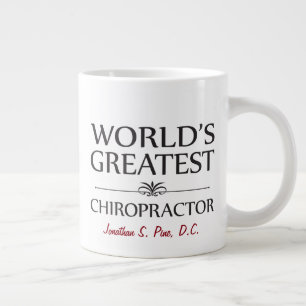 Café Gigante Taza enorme de encargo del Chiropractor más grand