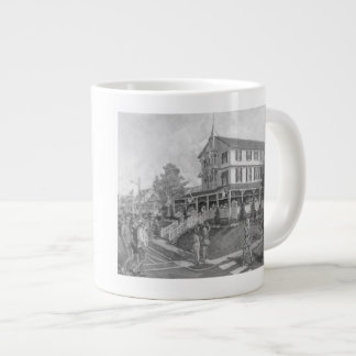 Café Gigante Taza enorme de pintura "de la casa de Parker"