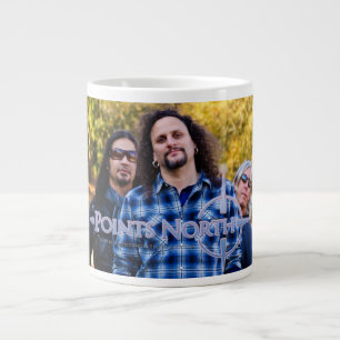 Café Gigante Taza enorme del norte del "trío" de los puntos