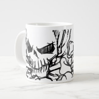 CAFÉ GIGANTE TAZA ENORME TRAVIESA DE OXYGENTEES