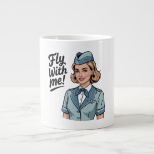 Café Gigante Taza especial de azafata escandinava