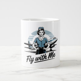 Café Gigante Taza especial de azafata escandinava