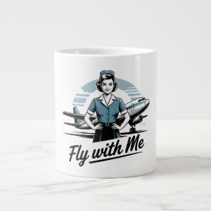 Café Gigante Taza especial de azafata escandinava