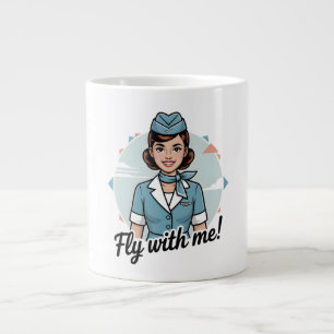 Café Gigante Taza especial de azafata escandinava