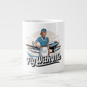 Café Gigante Taza especial de azafata escandinava