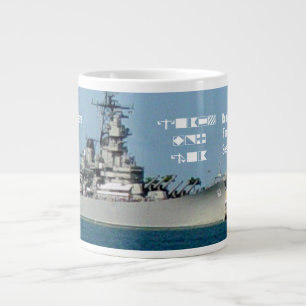 Café Gigante Taza especial de barco de batalla