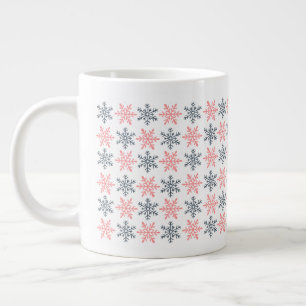 Café Gigante Taza Especial de Copo de Nieve de Invierno