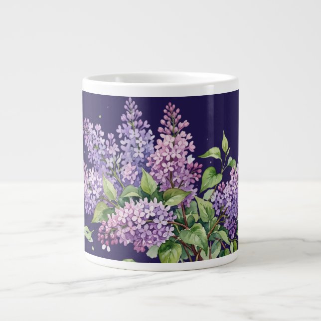 Café Gigante Taza especial de lilas de primavera (Frente)