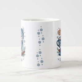 Café Gigante Taza especial de muñeco de nieve