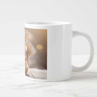 Café Gigante Taza Especial de Navidad de Ardilla Adorable
