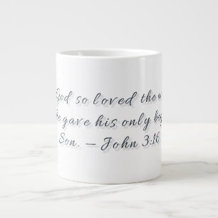 Café Gigante Taza especial de regalo, Juan 3:16