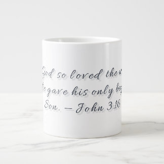 Café Gigante Taza especial de regalo, Juan 3:16