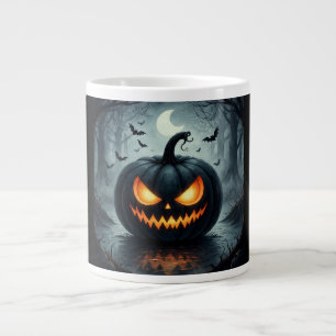 Café Gigante Taza Especial de Terror de Calabaza Negra