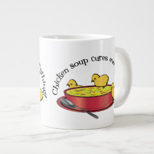 Café Gigante Taza Especial El Caldo de Pollo Cura Todo