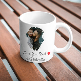 Café Gigante Taza especial foto de pincelada personalizada día