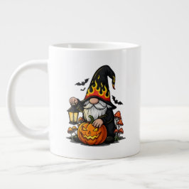 Café Gigante Taza Especial Jumbo Gnomo de Halloween