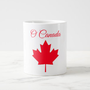 Café Gigante Taza Especial O Canadá & Hoja de Arce Canadiense