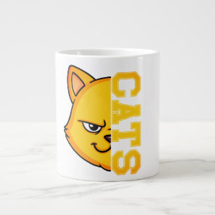 Café Gigante Taza Especialidad de Calle Audaz de Gato Gruñón Un
