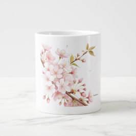 Café Gigante Taza especialidad floral de flor de cerezo 