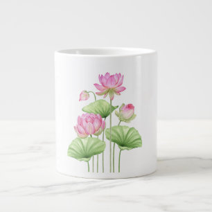Café Gigante Taza Especializada de Acuarela con Estética de Lot