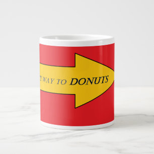 Café Gigante Taza Especializada Esta Es La Forma De Donuts