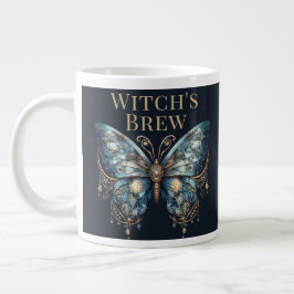 Café Gigante Taza estética oscura de la polilla celestial