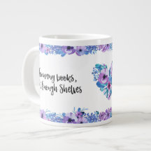 Taza estudiosa #1 - demasiados libros de los