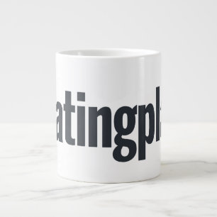 Café Gigante Taza grande con el logotipo de Meatingplace