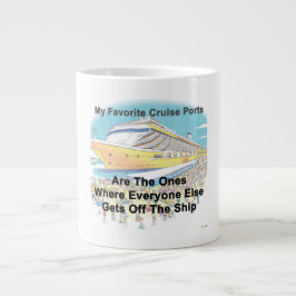 Café Gigante TAZA GRANDE - Mis Puertos de Crucero Favoritos
