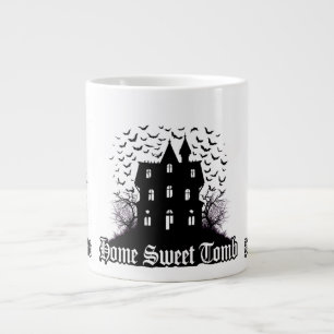 Café Gigante Taza Hogar Dulce Tumba   Taza Divertida de Hallowe