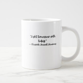 Café Gigante Taza Inspiradora de Elizabeth Barrett Browning