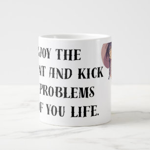 Café Gigante Taza Jumbo de Anime Motivacional 'Disfruta el Mome