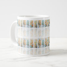 Taza Jumbo de Baldosas Botánicas del Jubileo de Or